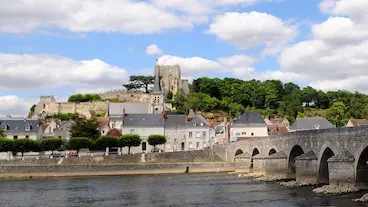 Vue de Montrichard avec son donjon